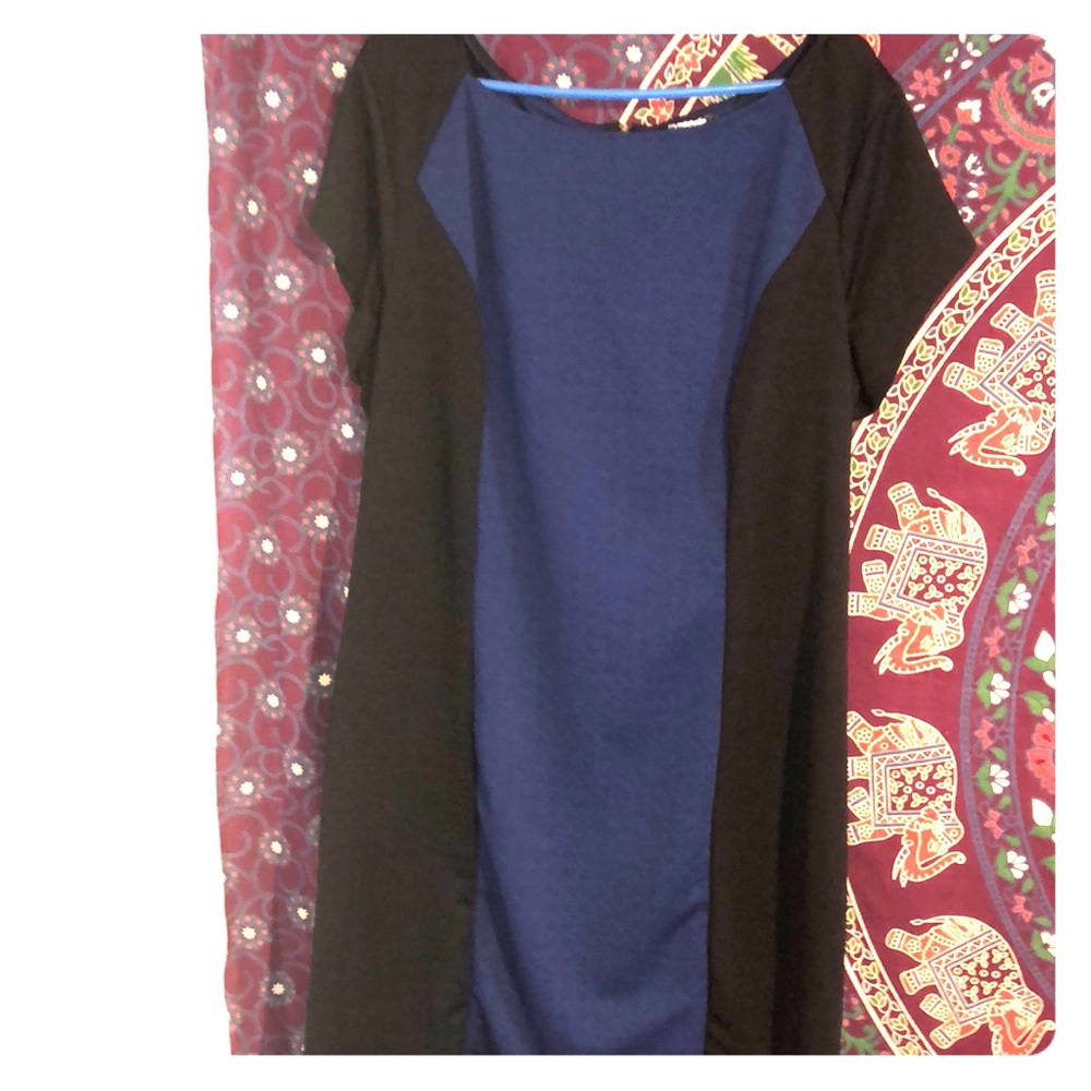 Black and Blue Dress